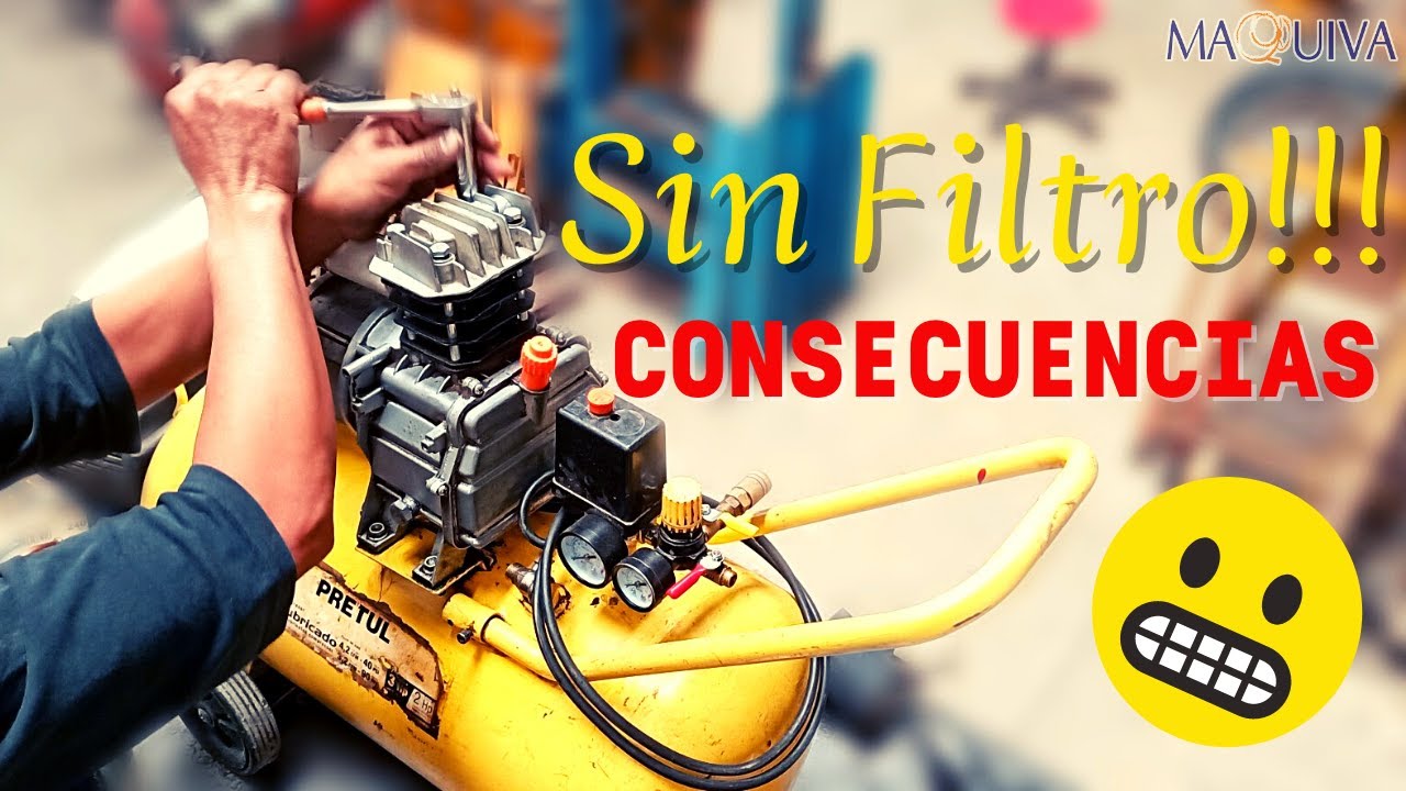 DAÑO EN COMPRESOR PRETUL POR NO USAR FILTRO DE AIRE / REPARACIÓN / MAQUIVA