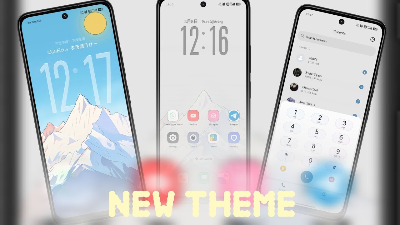 New theme for China's theme xiaomi, redmi, pocodevices Aryan's tech tonic hyper os 3 theme 