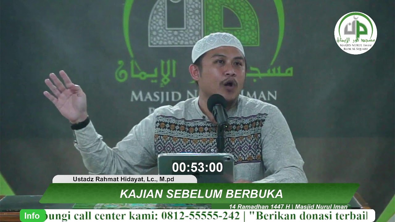 18. Kajian Sebelum Berbuka - Ustadz Rahmat Hidayat Lc., M.pd