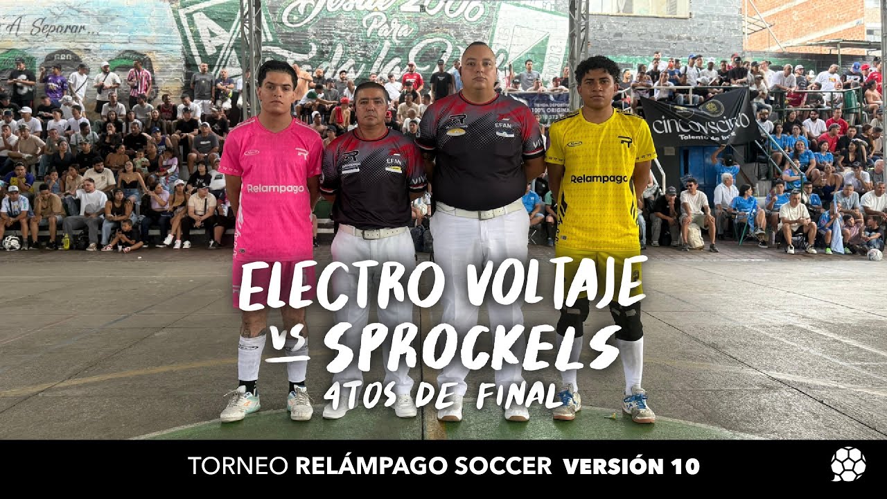 Electro Voltaje vs Sprockels 🔥 4tos ¡ANGELLOT CARO Y JUAN URIBE CRACKS! #TorneoRelámpago V10
