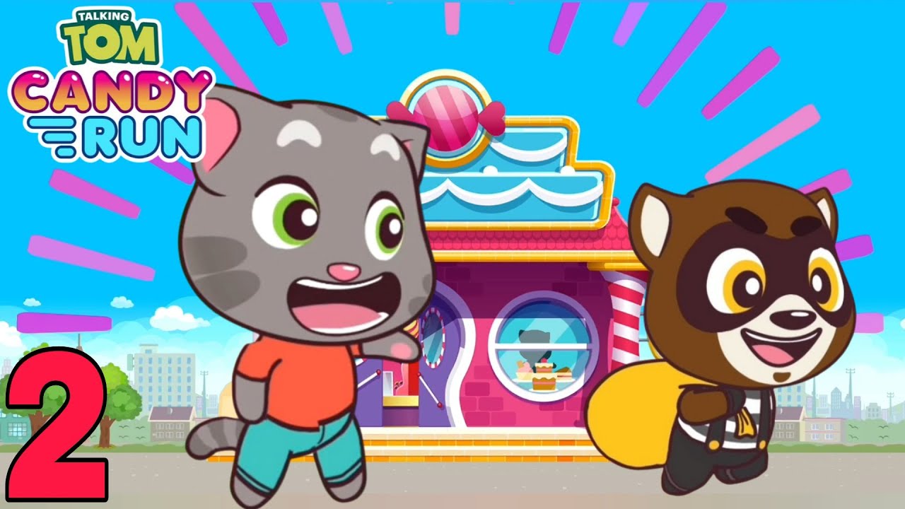 Talking Tom Candy Run New Episode - Unlock Brainiac Ben vs Candy World - Android ioS