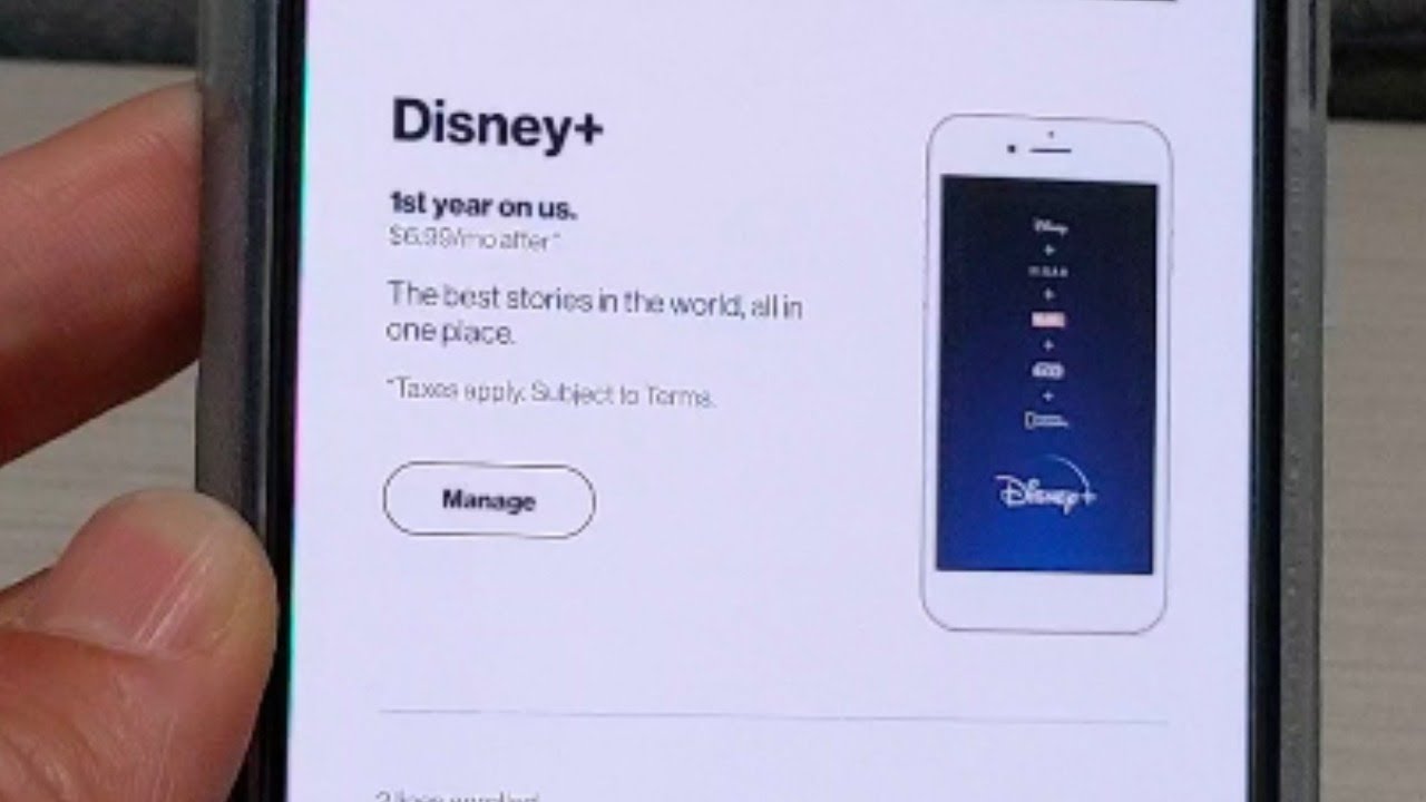Как подключить Disney+ и Verizon Wireless на 1 год бесплатно