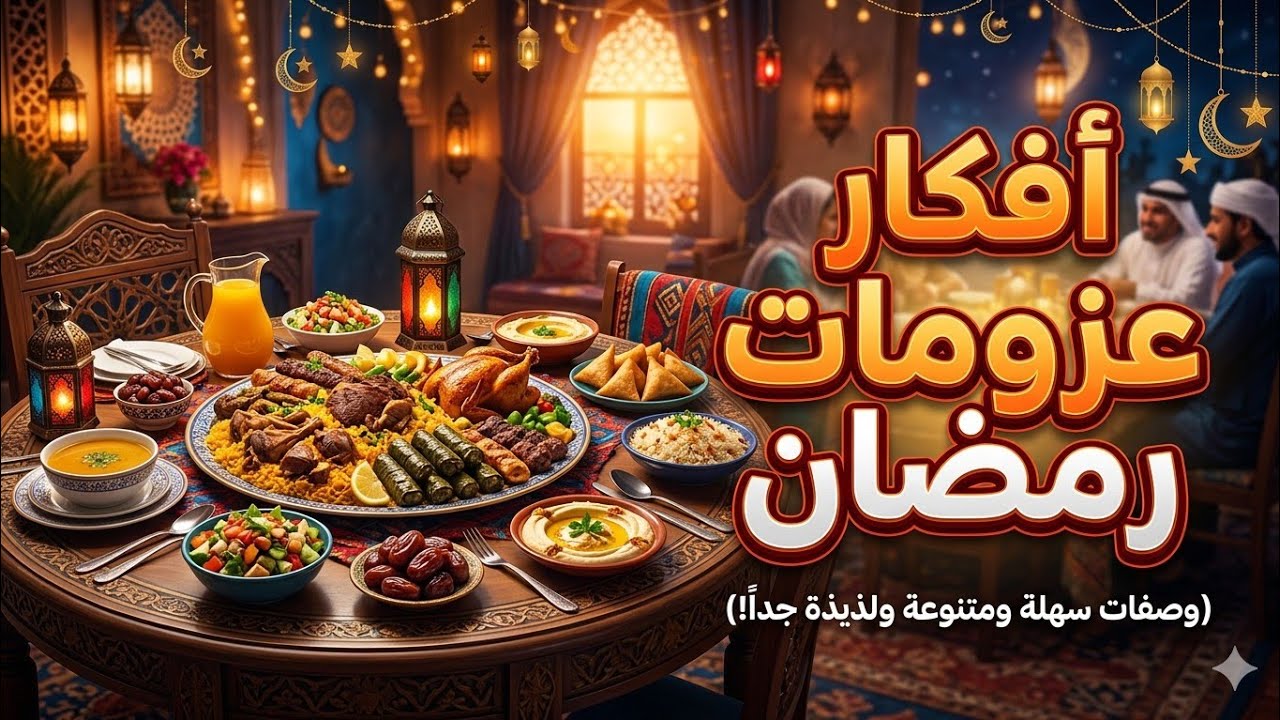 افكار عزومات رمضان#رمضان#كريم هتسهل عليكي كتير