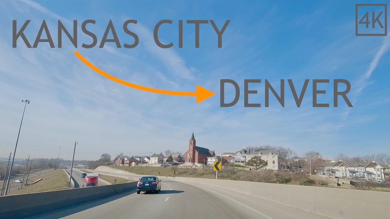 Kansas City Missouri to Denver Colorado Road Trip Drive - 4K Most boring 8 hours on YouTube