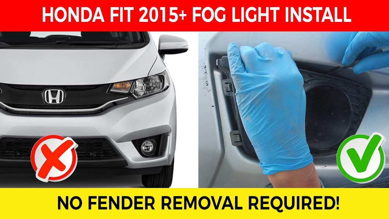 Honda Fit 2015+ Fog Light Install