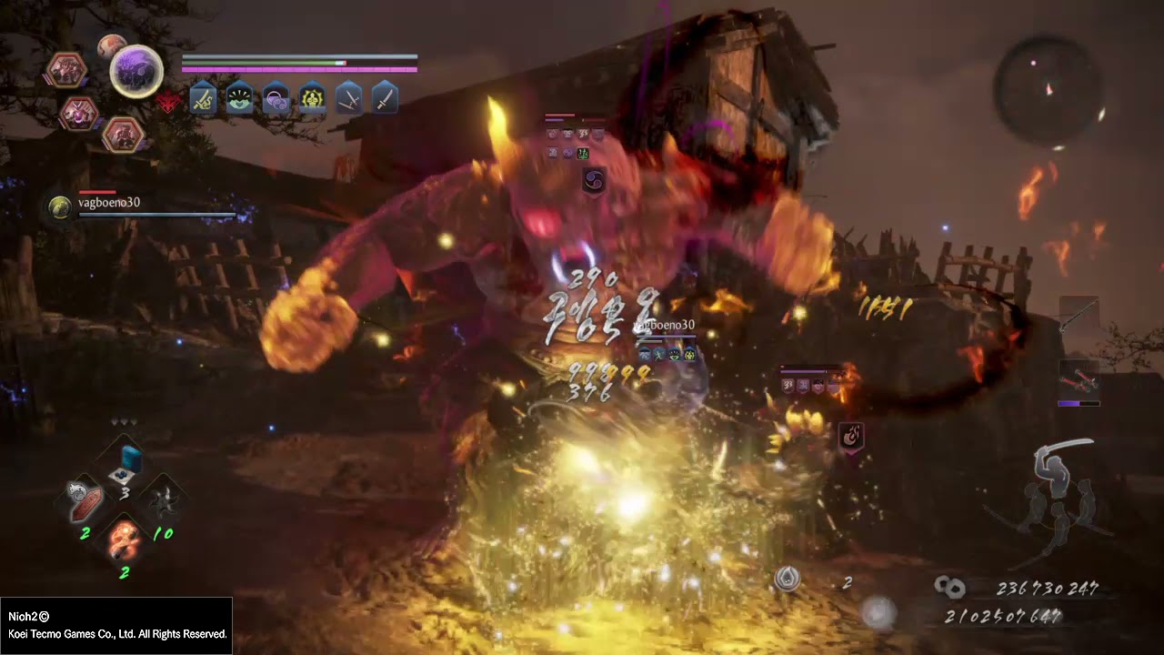 Nioh 2 Level 750 Relentless Tonfa Corruption build. Underworld level 97