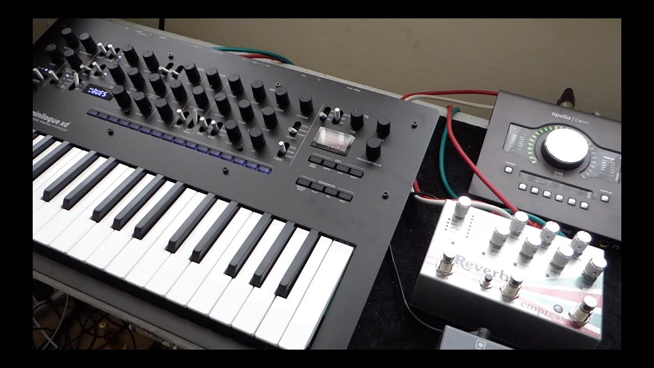 Korg Minilogue XD & Empress Effects Reverb