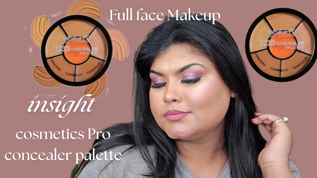 कंसीलर Insight cosmetic pro concealer palette से करे फुल फेस मेकअप  