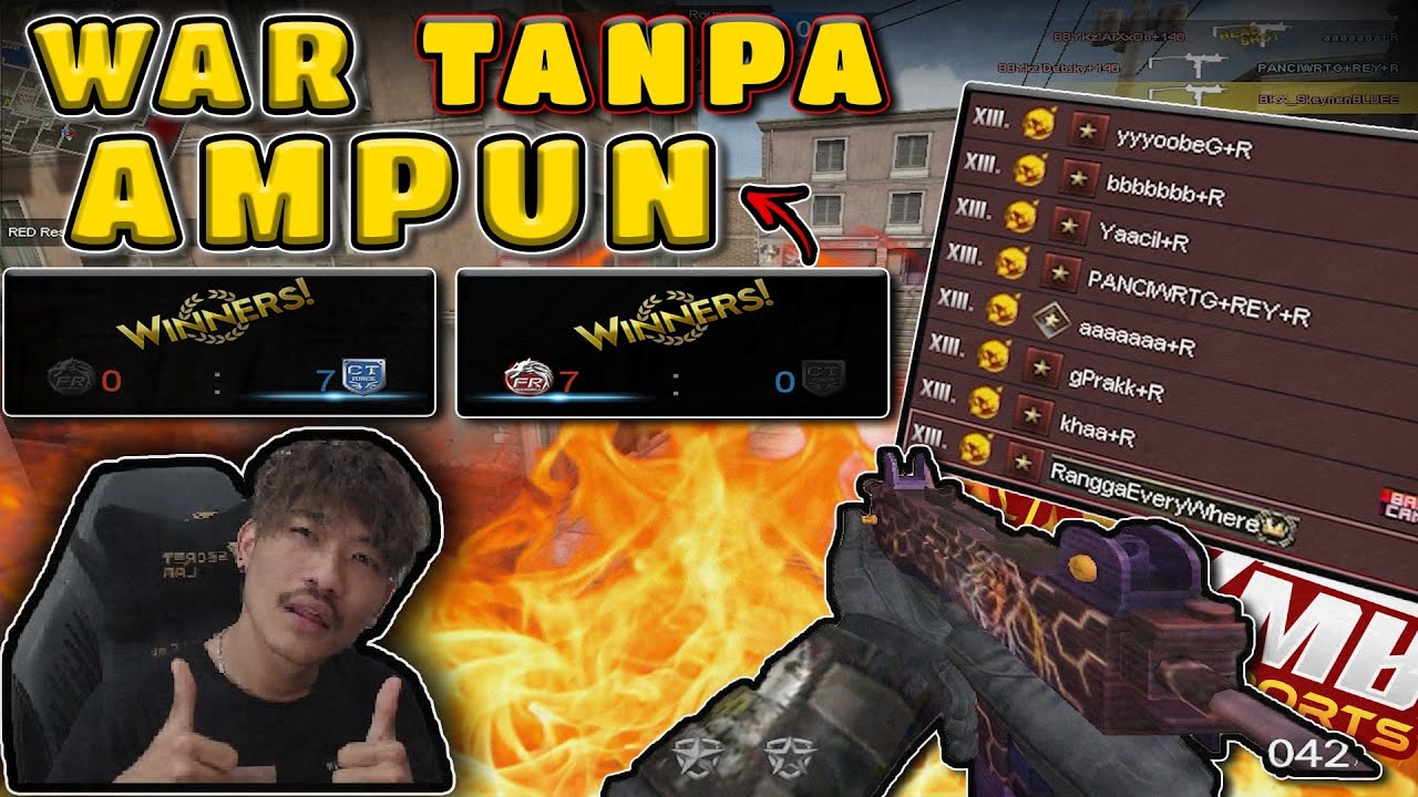 KMB+R WAR CLAN TANPA AMPUN !! LANGSUNG KASIH 0 TERUS !! // Gameplay Point Blank Zepetto Indonesia