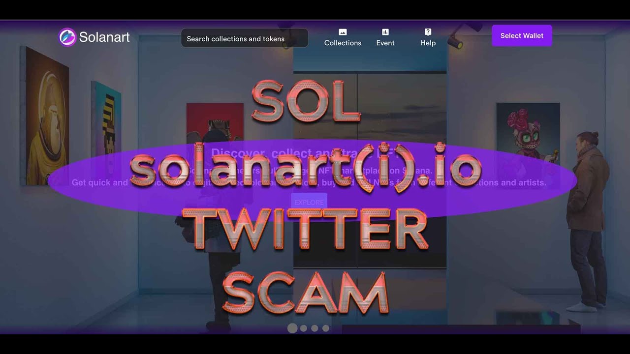 Twitter SOL / SOLANART Scam