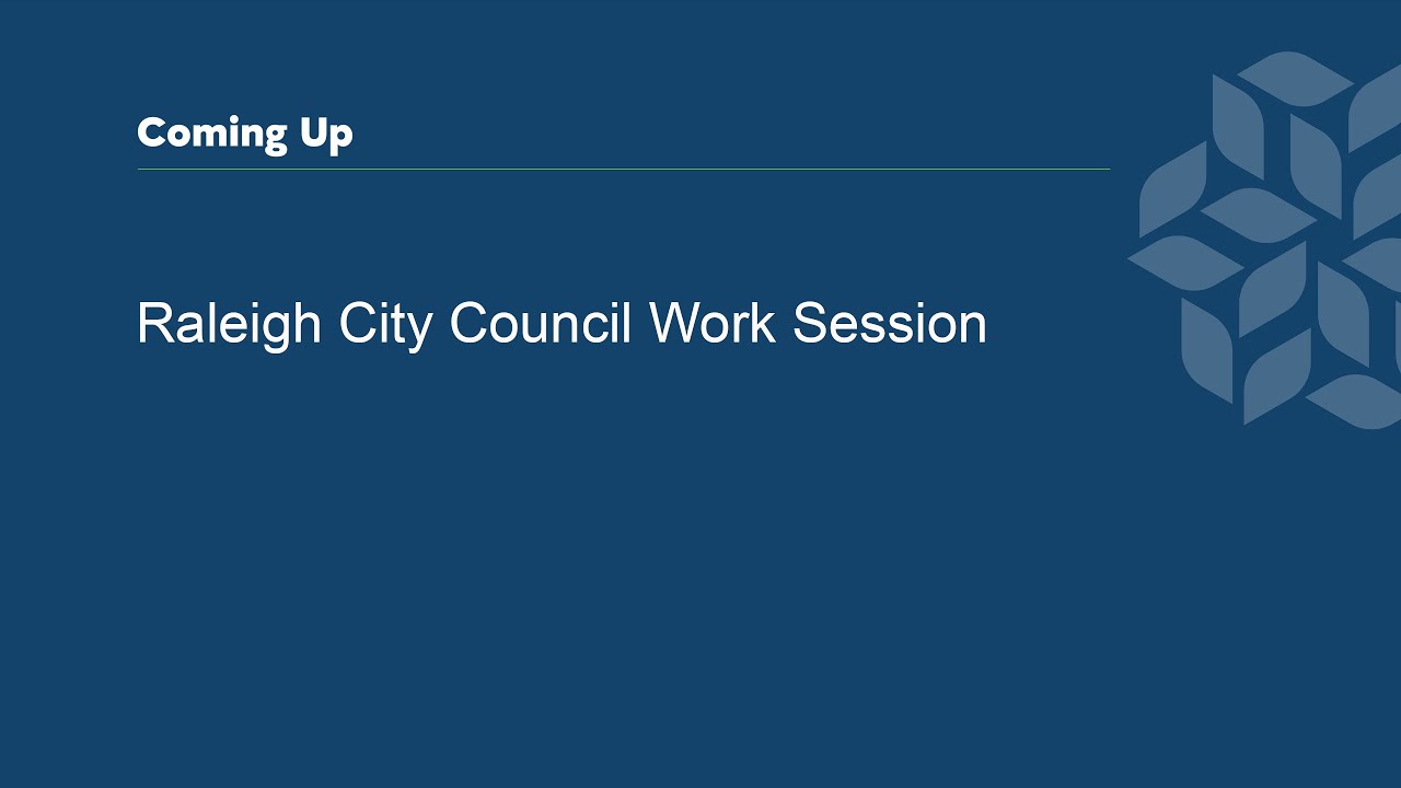 Raleigh City Council Work Session - September 16, 2025