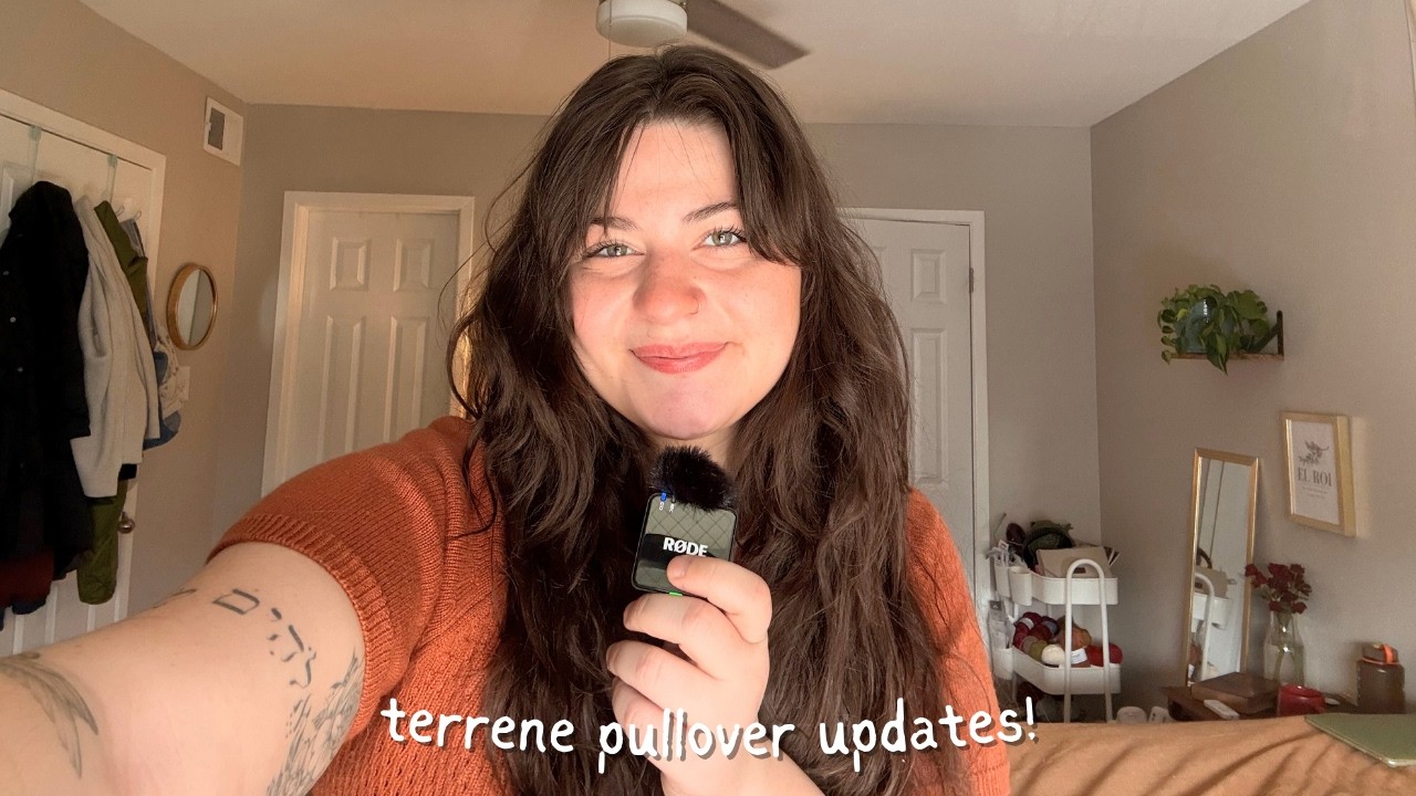 A Weekend in the Life of A Knitwear Designer | terrene pullover updates, LYS networking, and more!