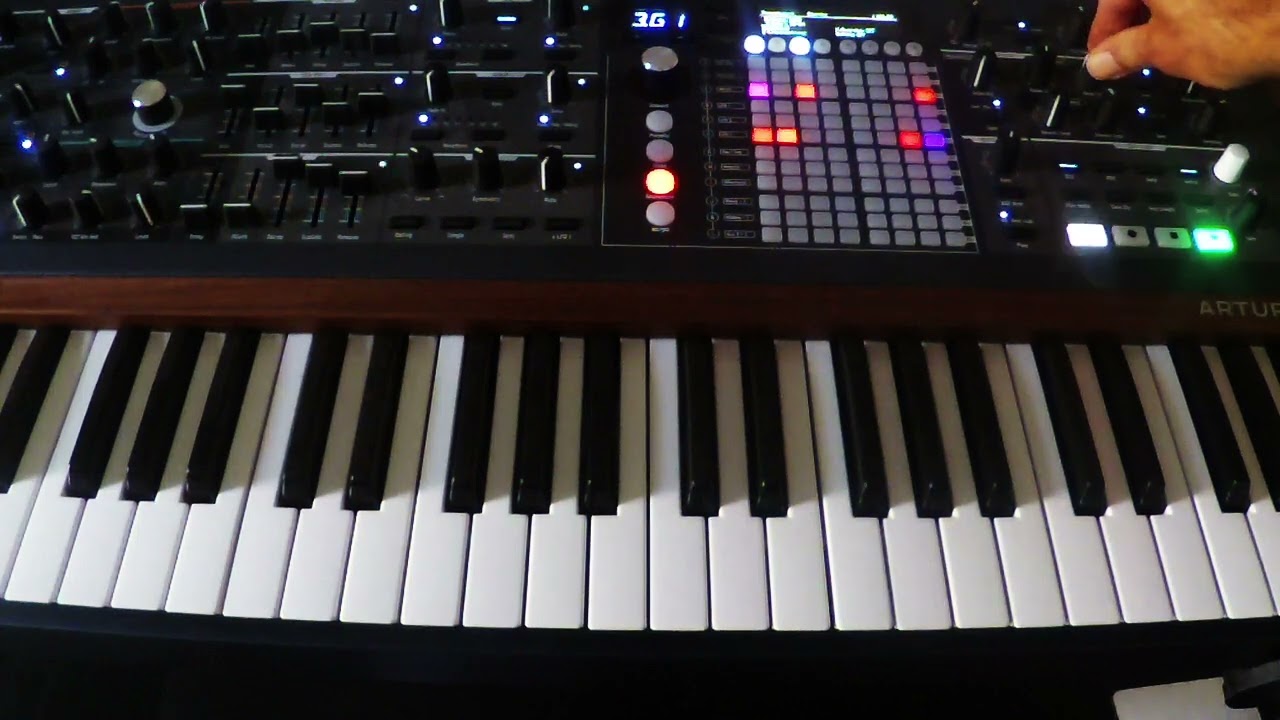 step sequencing on the Polybrute