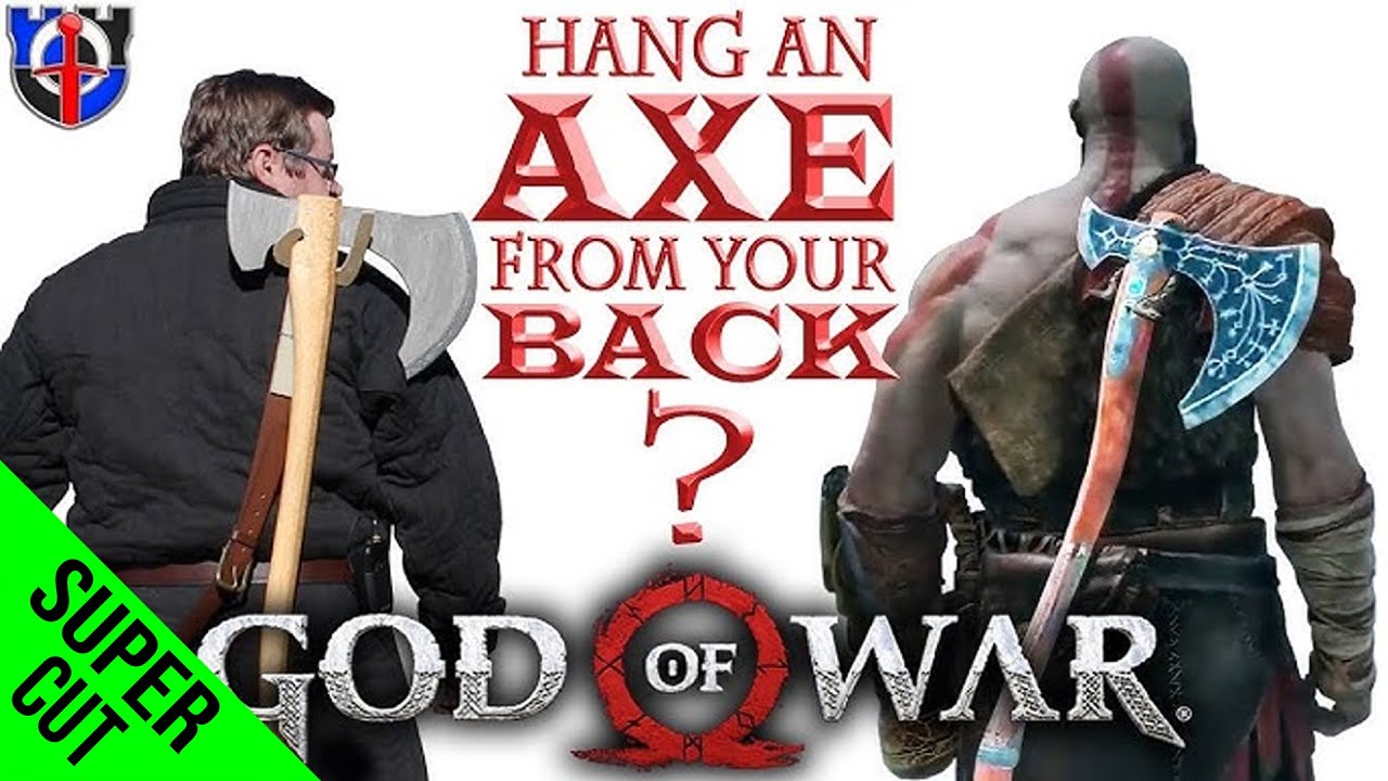 Can you WEAR an AXE on your back like GOD OF WAR?