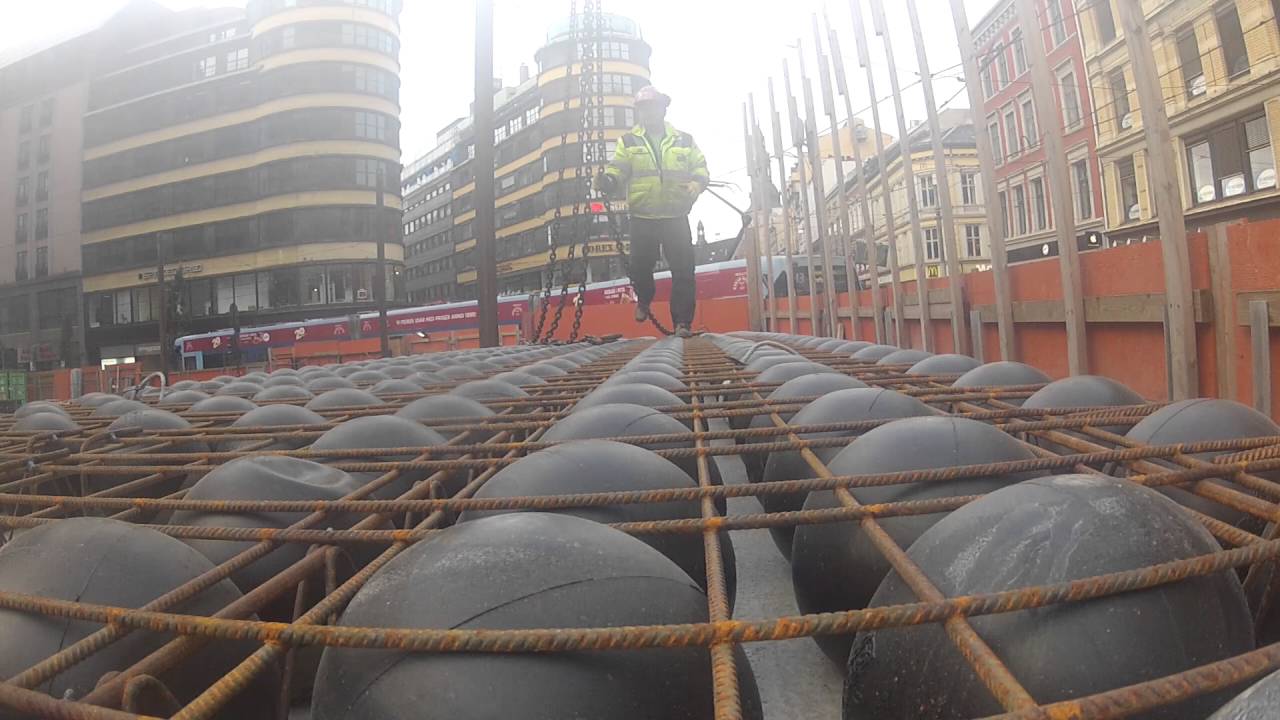 BubbleDeck fra Armering til Dekke