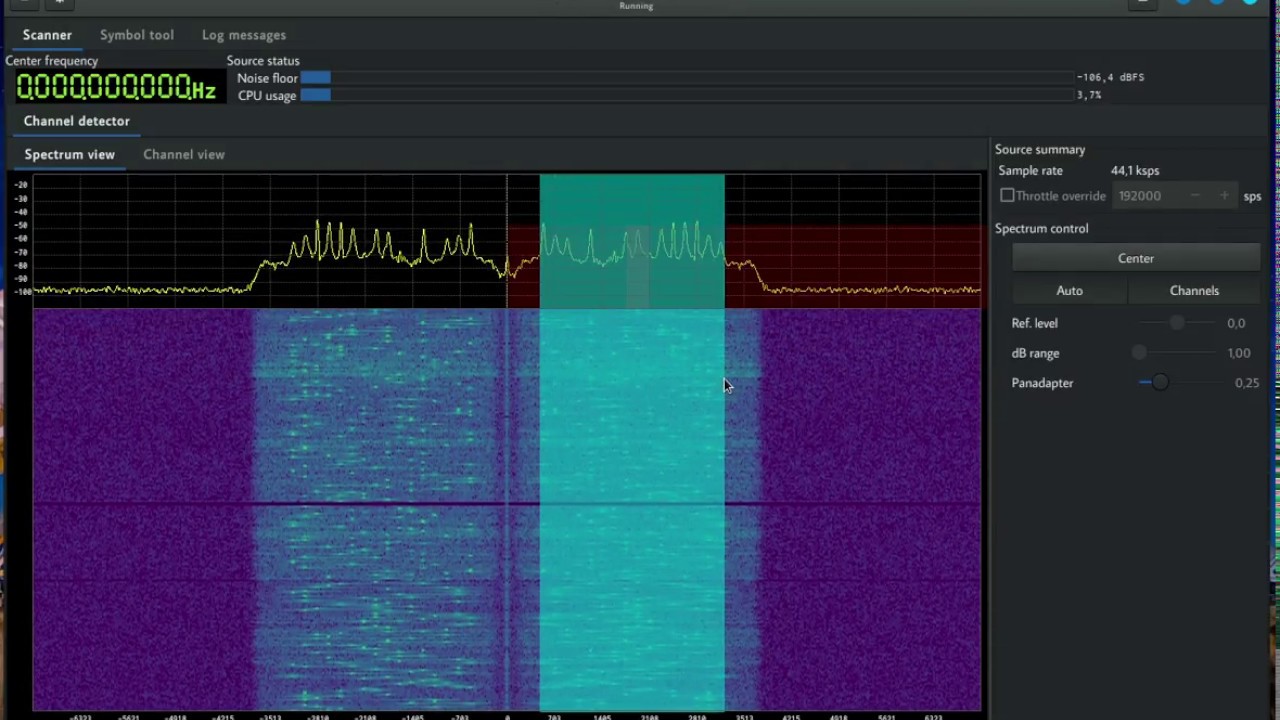 Demodulating 16-FSK with Suscan