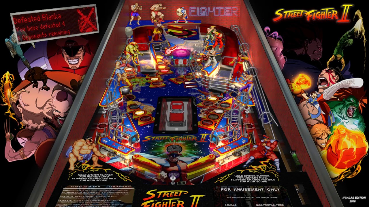 Street Fighter II Pinball (Jpsalas) VPX