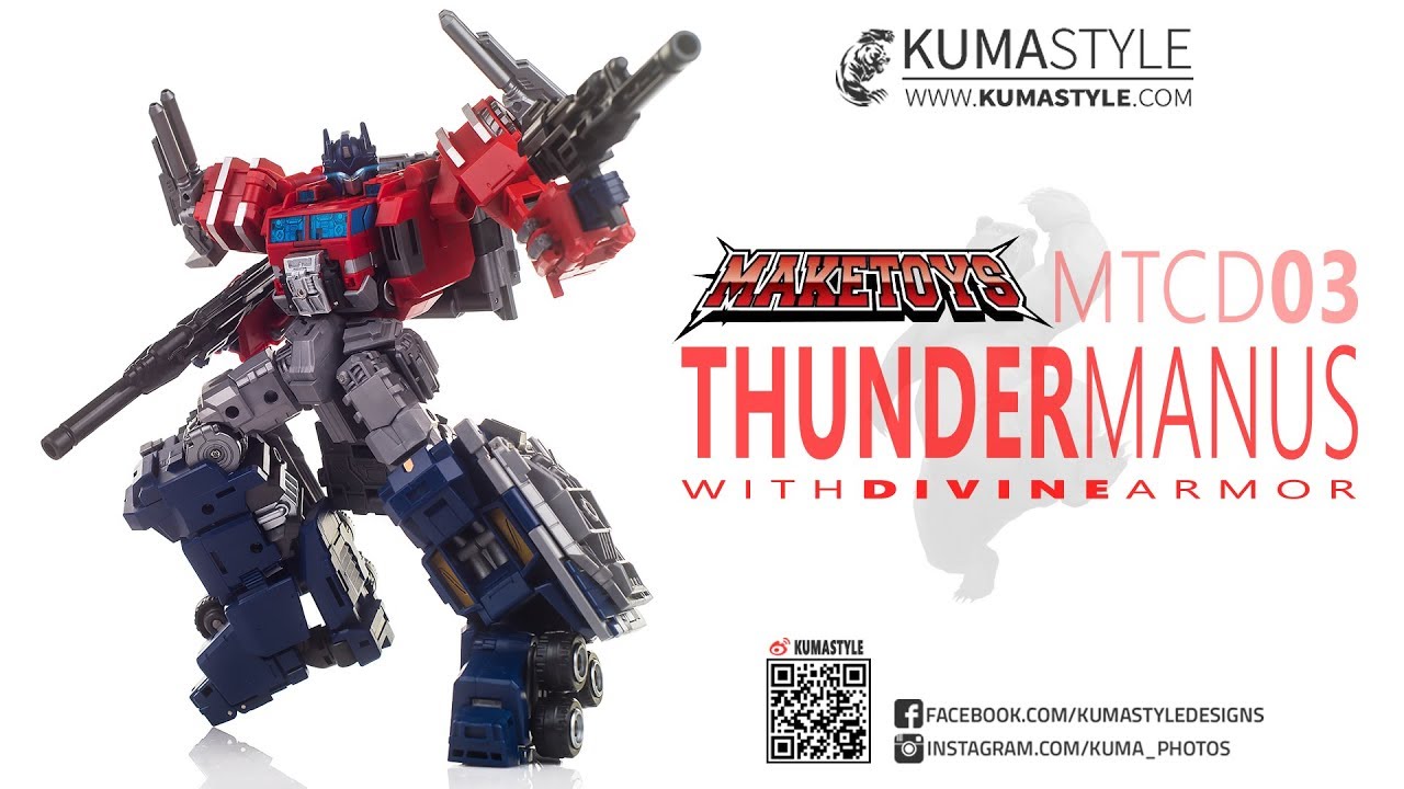 Обзор игрушки: Makertos MTCD-03 Thunder Manus