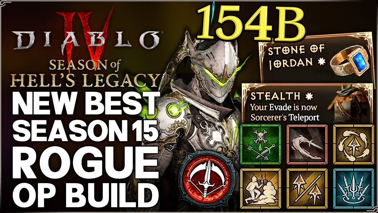 Diablo 4 &mdash; Новый лучший и самый имбовый билд на Разбойника &mdash; Сезон 15: Танец клинков = Гайд на ле...