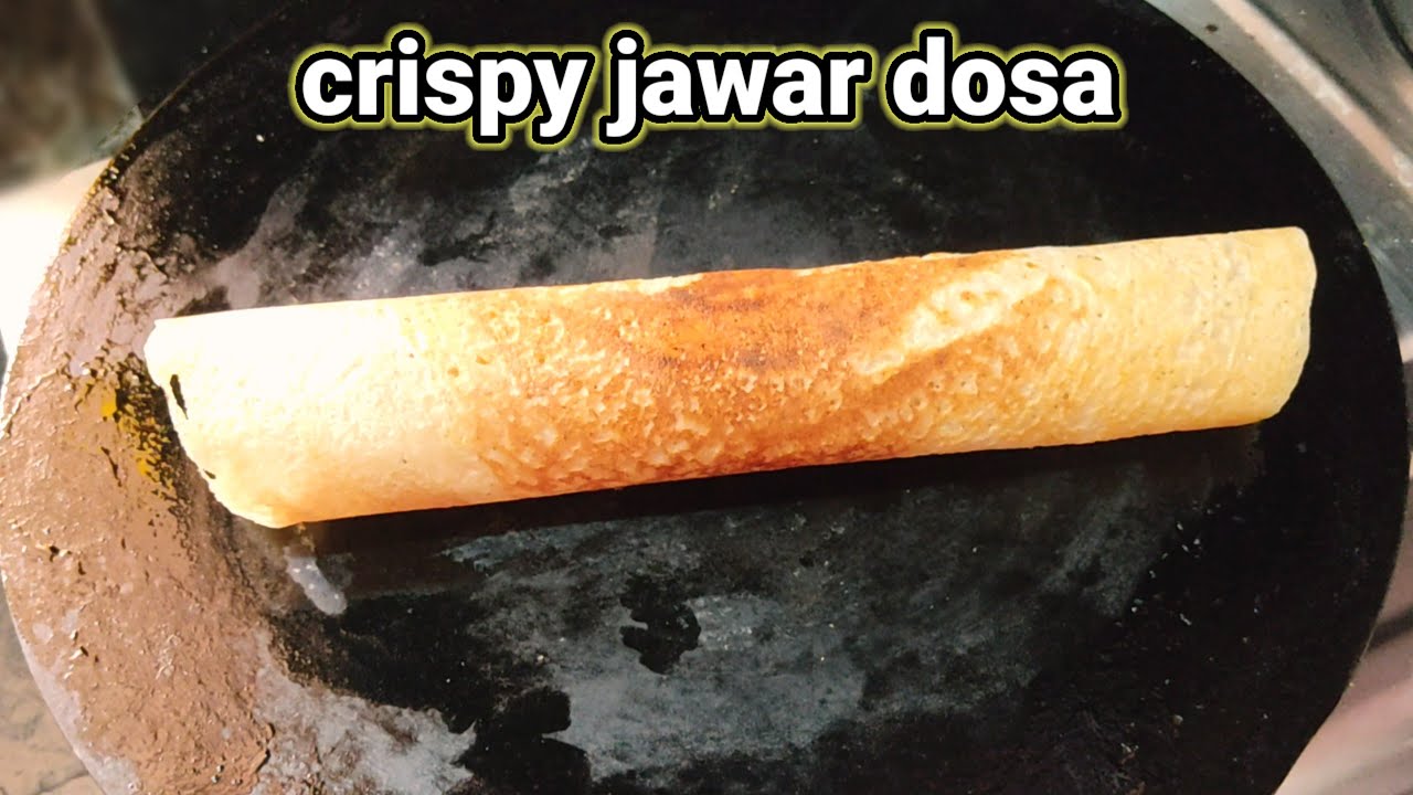 Healthy breakfast recipe /Jawar dosa iron Pan pe