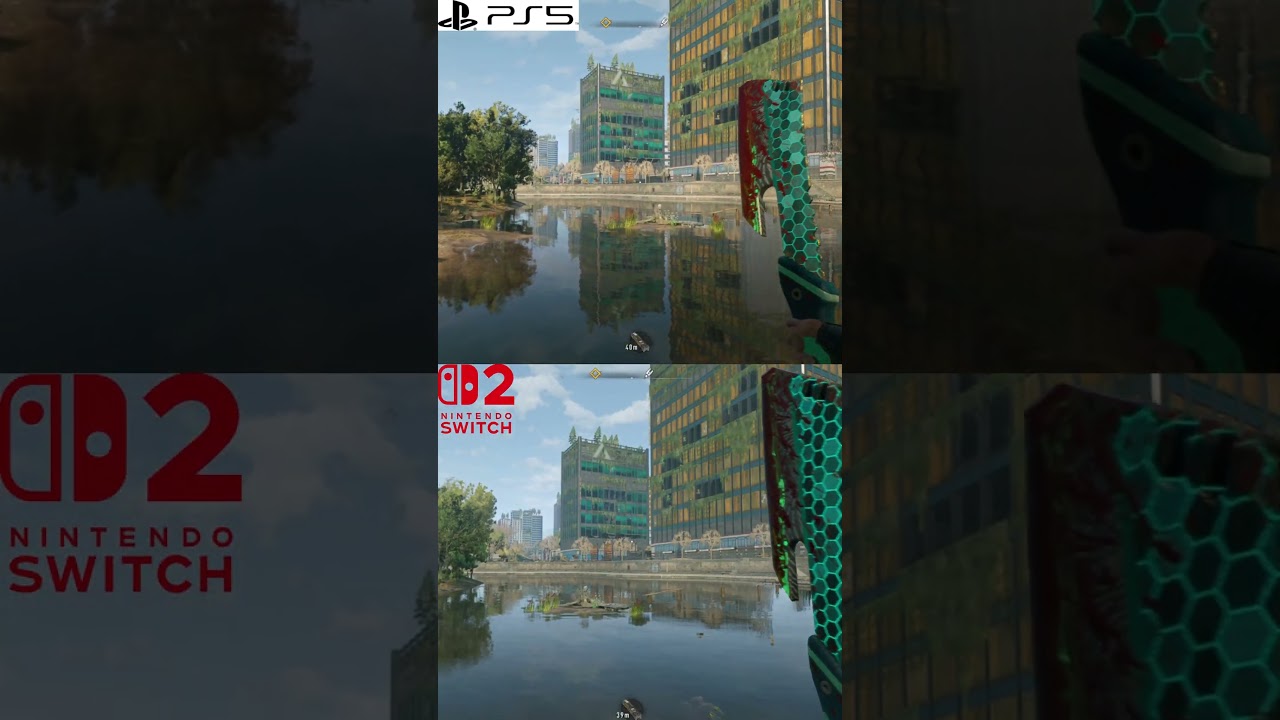 PS5 vs Switch 2: Dying Light 2 Graphics Comparison  #gaming #dyinglight #ps5 #switch2 #nintendo