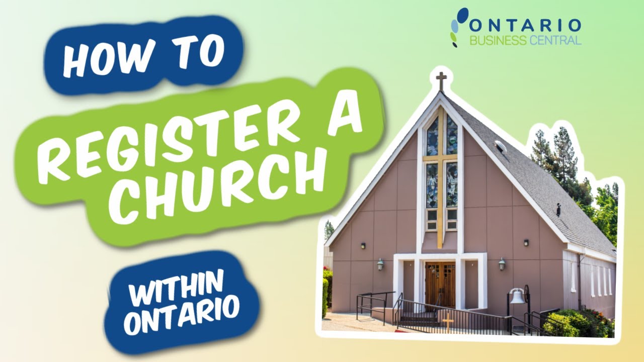 How to Register a Church in Ontario