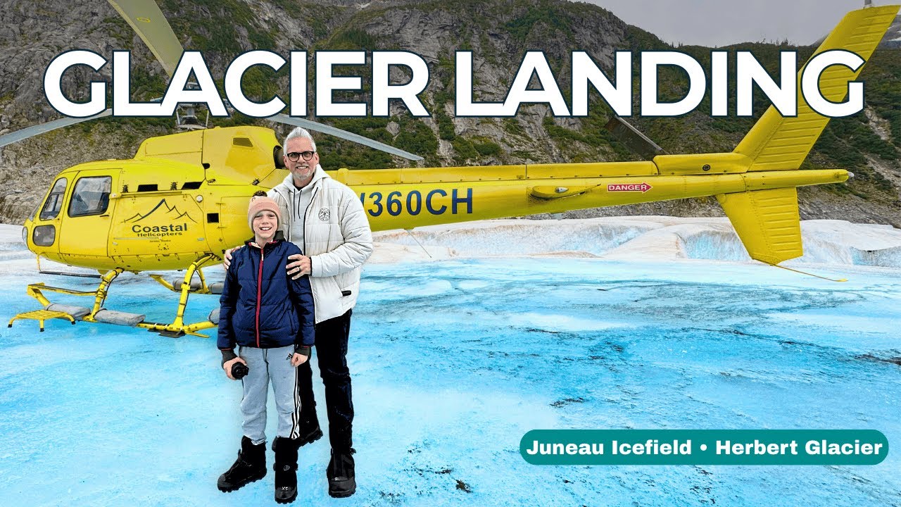 Juneau Icefield Helicopter Tour | Landing on Herbert Glacier