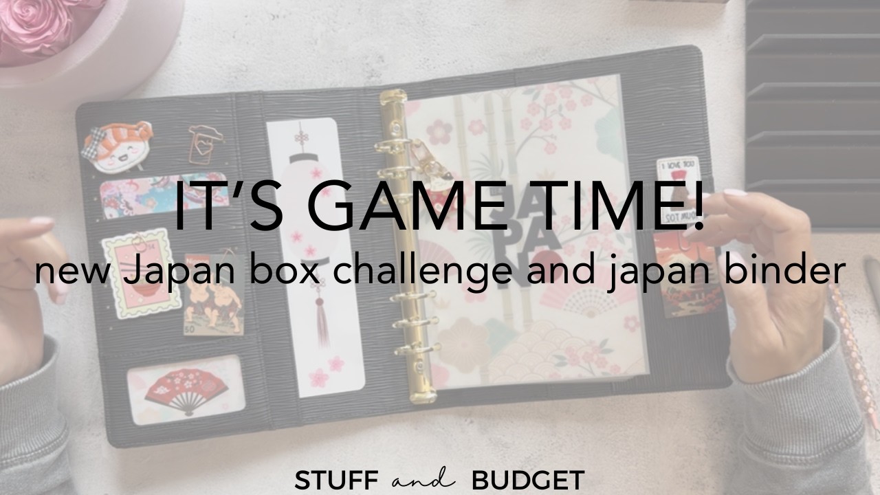 It's Game Time! | NEW Japan Box Challenge | Japan Binder