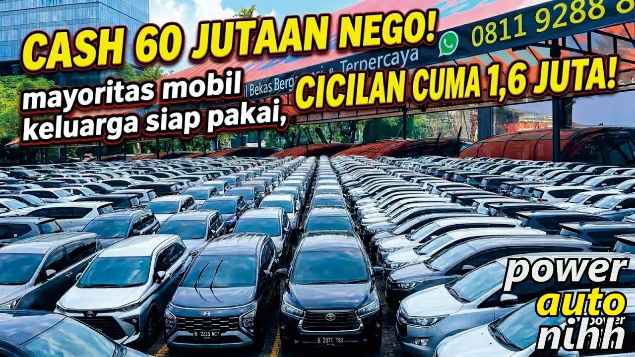 CASH 60 JUTAAN DAPET MOBIL KELUARGA 1.8L MATIC! KREDIT CICILAN 1,6 JUTA MOBIL KELUARGA SIAP PAKAI