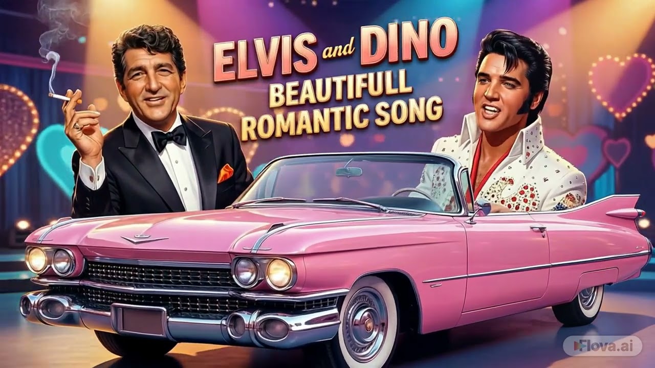 'VALENTINE's with Elvis and Dino(Dean Martin and Elvis Presley tribute to golden romantic era)
