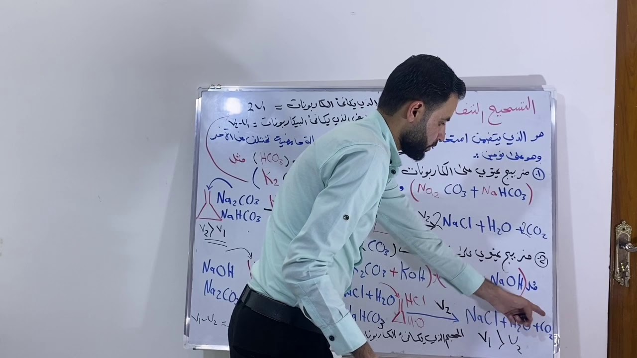 الكيمياء التحليلية المحاضرة رقم 7 الجزء الأول التسحيح التفاضلي