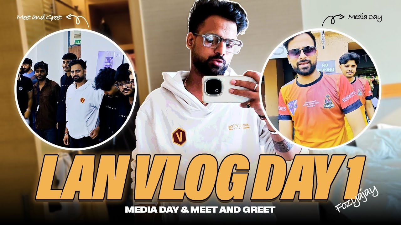 Vlog 47 - FFMIC LAN Day 1 | Total Gaming eSports - TG Fozyajay | 