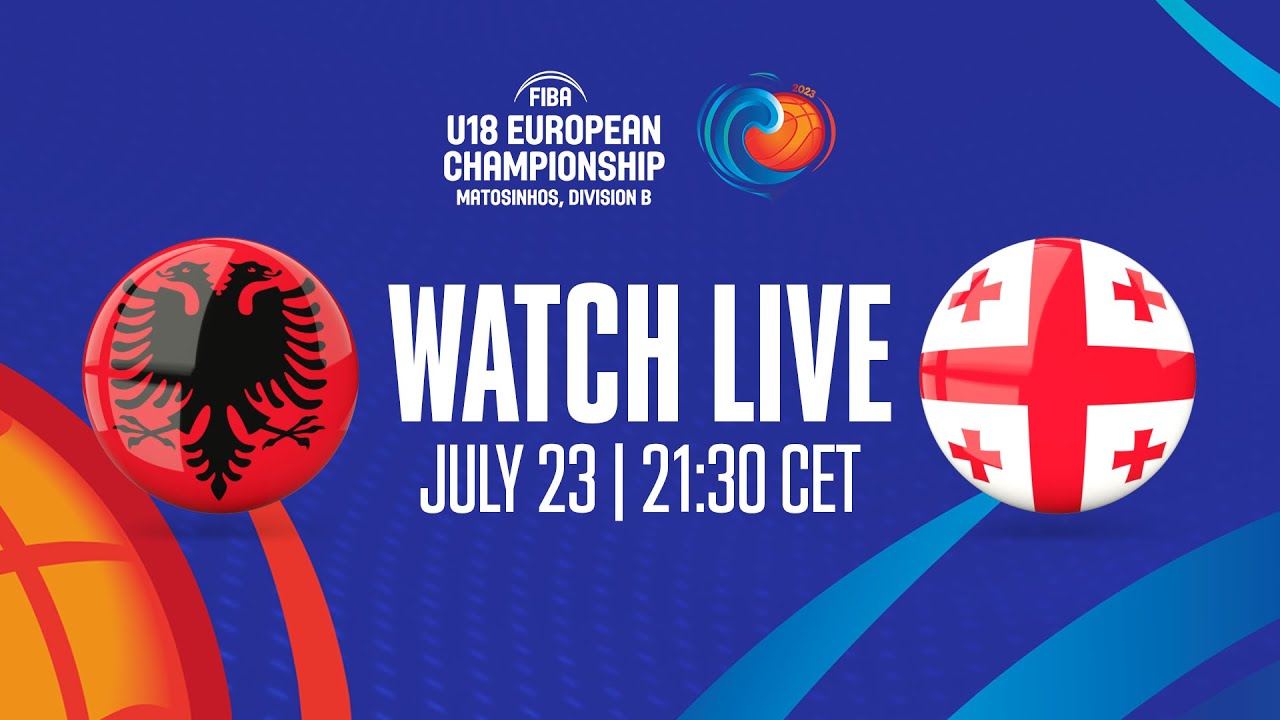 Albania v Georgia | Full Basketball Game |  FIBA U18 European Championship 2023 - Division B