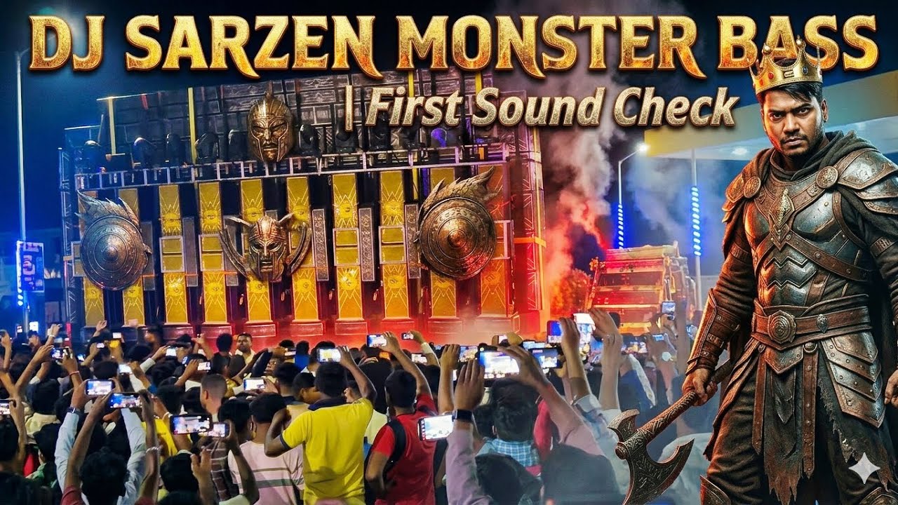 Dj SARZEN - DG फेल हो गया 🤯 पहला Sound Check MOTTO MELA ODISA 2026 