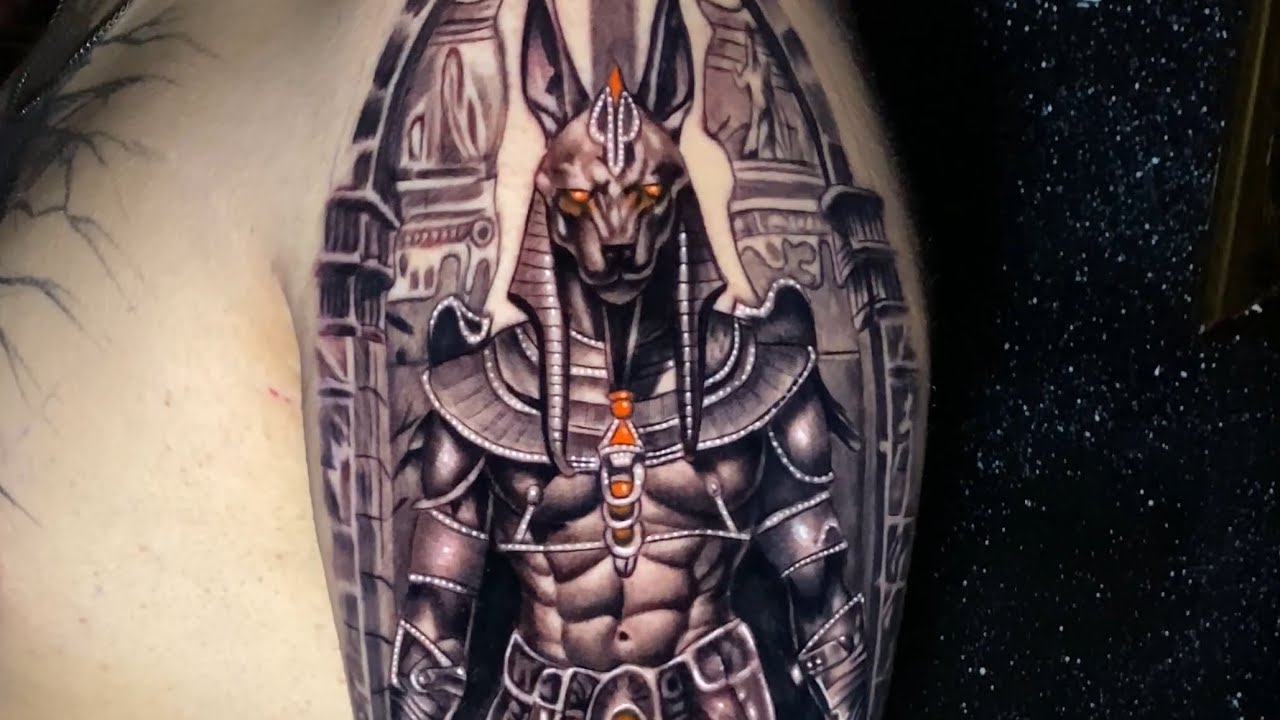 Tatuagem de Anubis