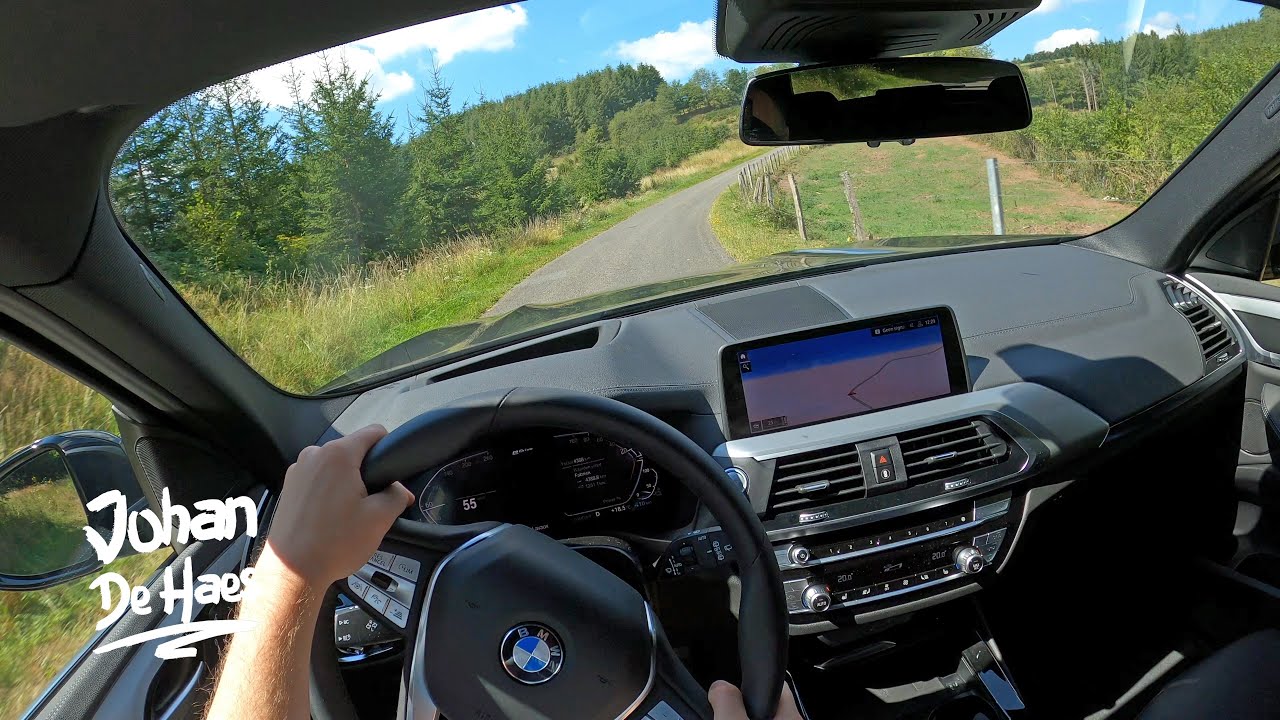 BMW X3 xDrive30e PLUG-IN HYBRID 292 HP POV TEST DRIVE