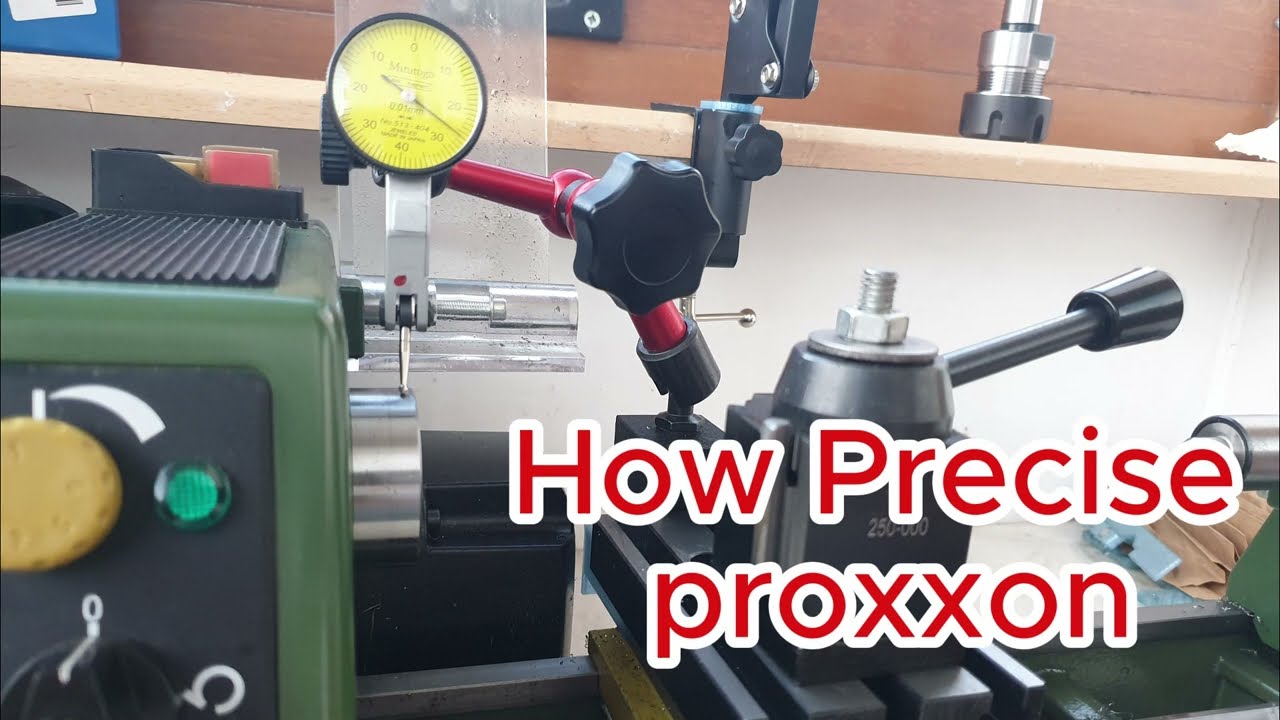 Precision analyze for proxxon pd250 lathe