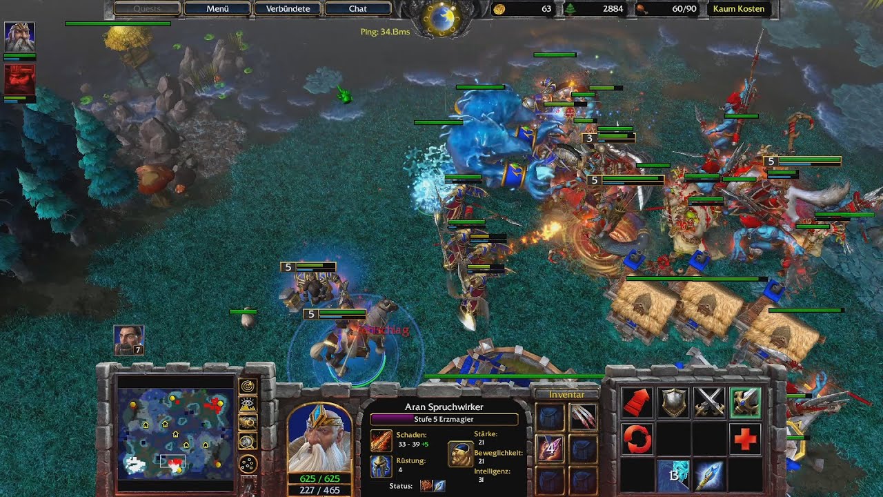 Warcraft 3 Reforged 1vs1🔵Human vs Orc⭐Deutsch/German⭐Full Gameplay - WC3 #59