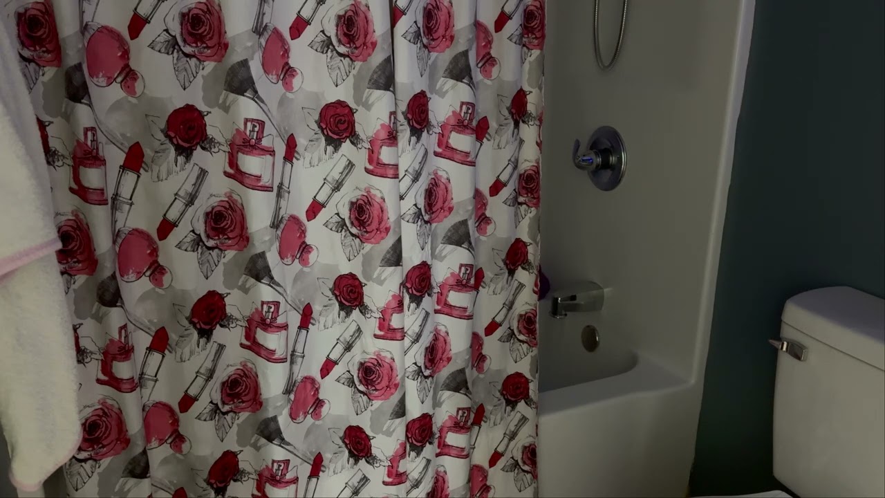 bathtub filling asmr - far back from tub - white noise for sleep