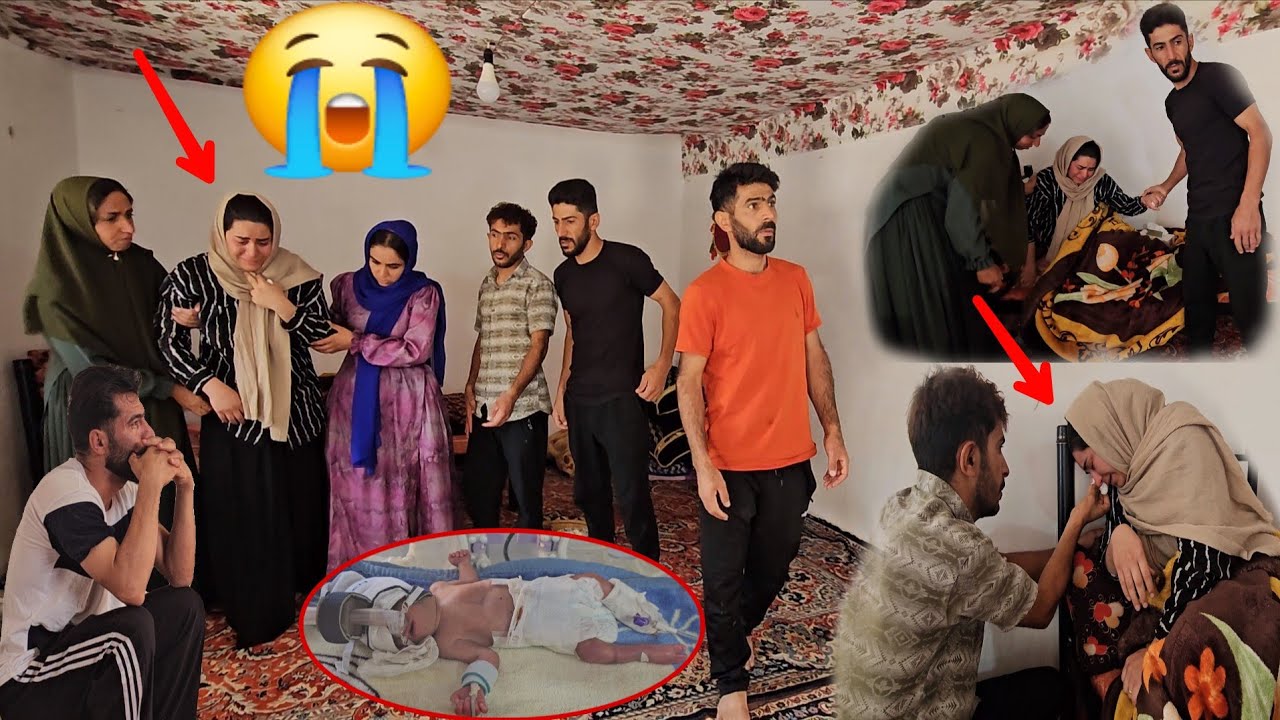 🖤💔The Hardest Day of Shahran and Fatemeh&rsquo;s Lives | Losing Their Baby 💔😭