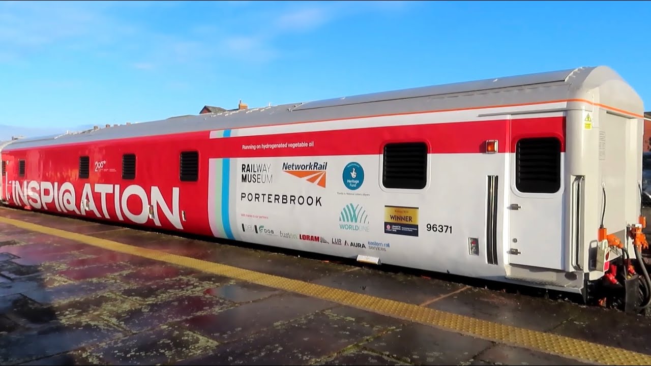 Visiting the visiting Rail 200 INSPIRATION Travelling Railway Exhibition Train at Southport