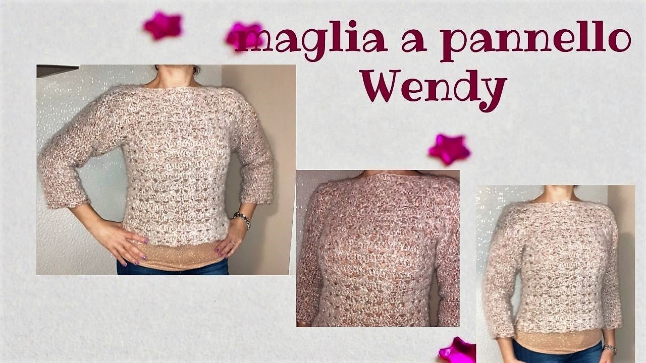 maglia a pannelli Wendy