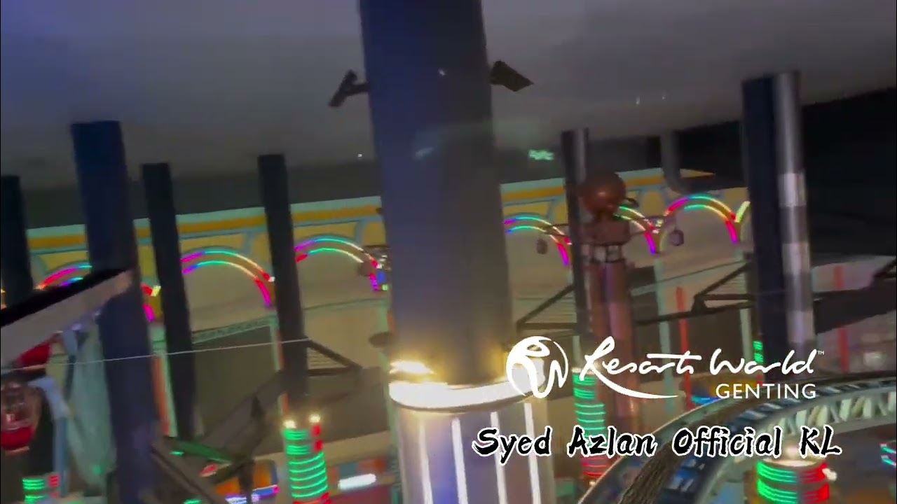 Testing Roller Coaster In First World Indoor Theme Park Genting Highlands