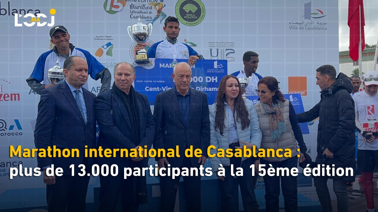 Marathon international de Casablanca : Plus de 13.000 participants à la 15ème édition