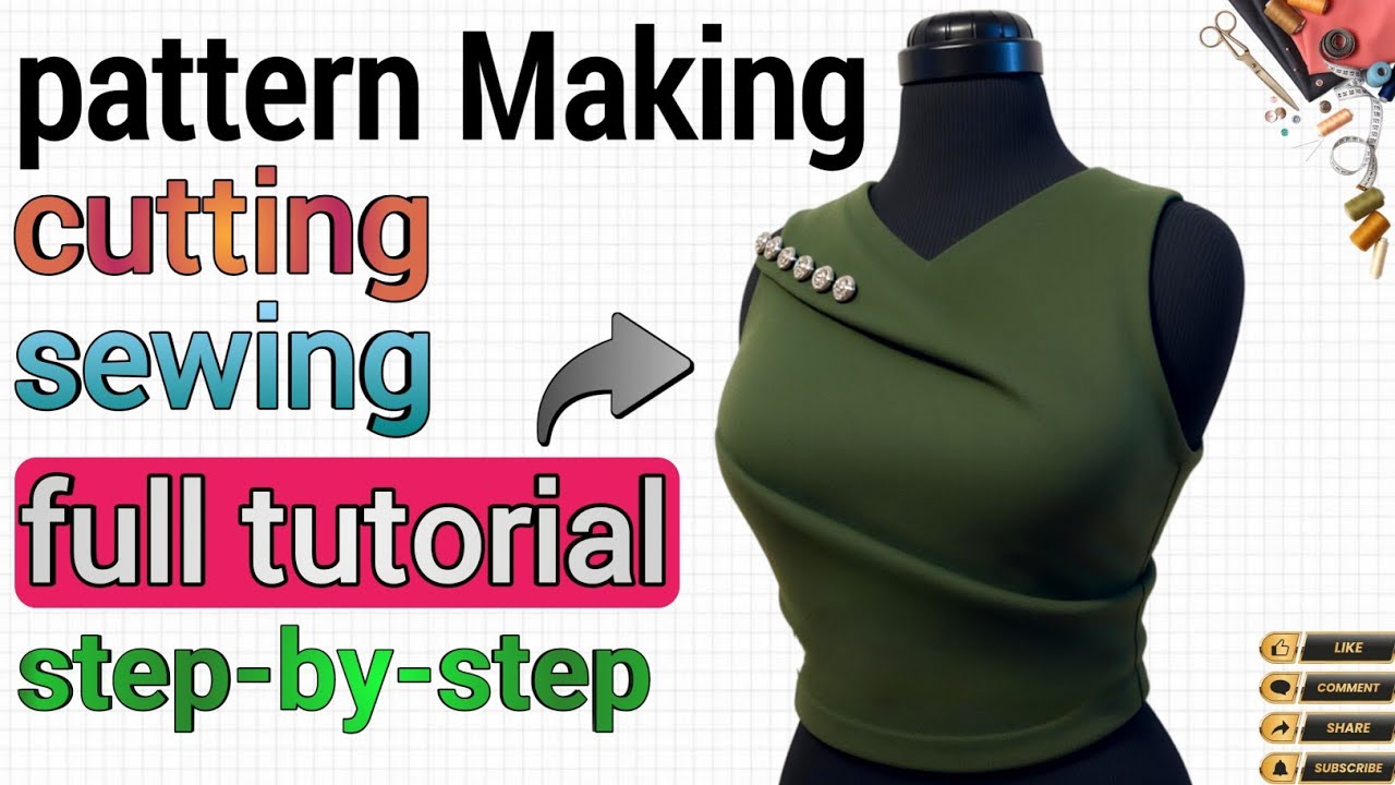Pattern Making & Draping Tutorial | Complete Fashion Design Course (Beginners to Advanced)