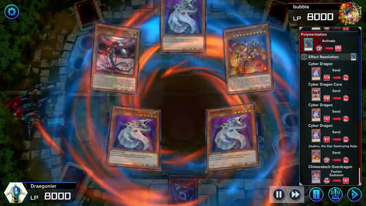 [Duel Triangle] The Distant Tachyon Dragon vs Fusion Cyber Dragon - PAYBACK!!!