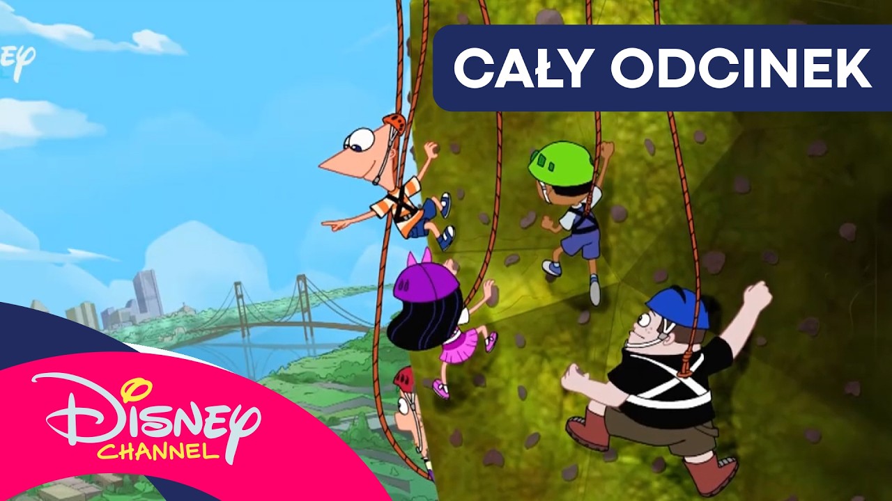 🧗&zwj;♀️Ścianka wspinaczkowa | Fineasz i Ferb | Disney Channel Polska
