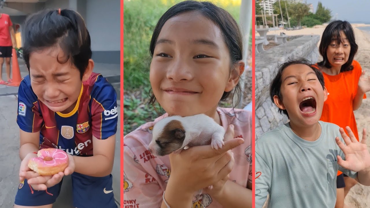 Hungry Bor‼️ and Too Funny Sis🥹🥰  | JJaiPan Shorts Compilation #shorts