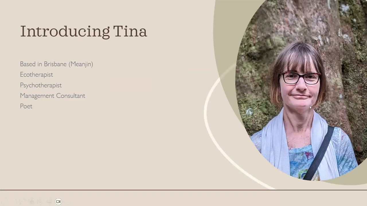 Introduction to Ecotherapy with Tina Bramley