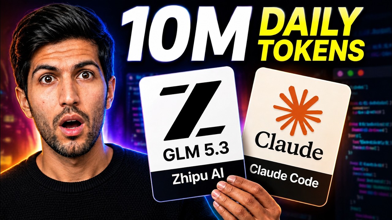 GLM 5.3 в Claude Code БЕСПЛАТНО | 10 млн токенов каждый день (без карты)